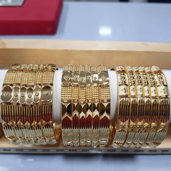 60gms fancy Half round Bangles