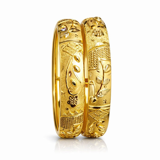 30gms Half round Bangles