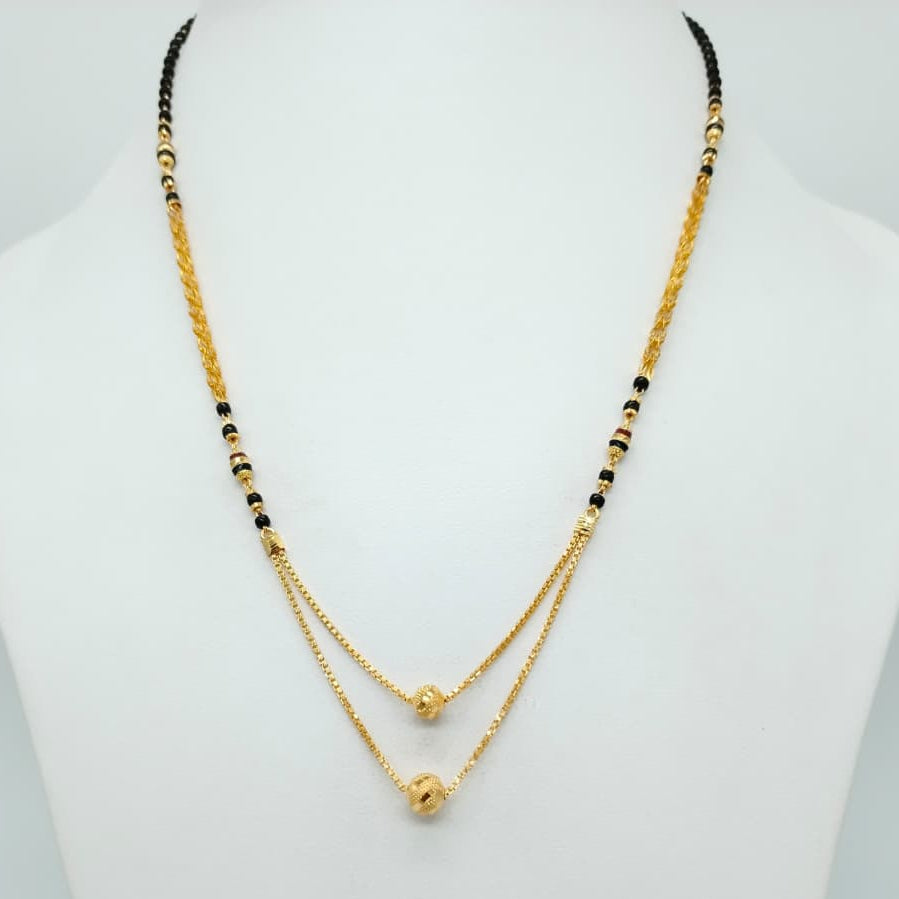 Double chain Short Mangalsutra
