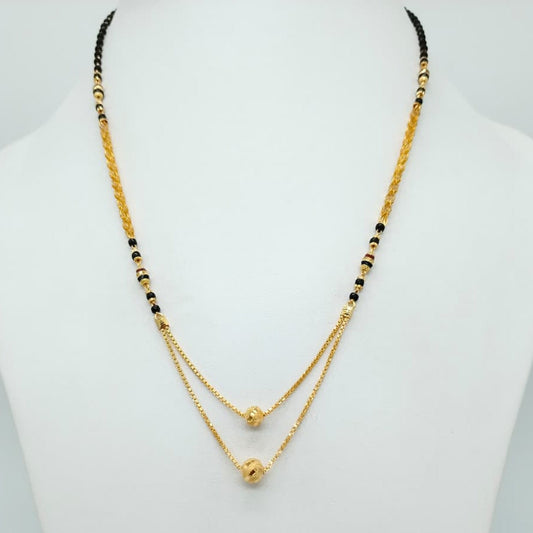 Double chain Short Mangalsutra
