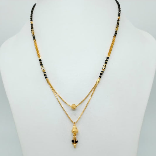 Double chain Short Mangalsutra