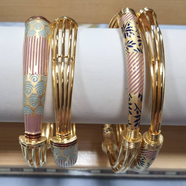35gms fancy Half round Bangles