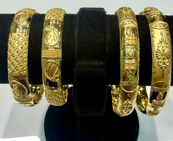 25gms Half round Bangles