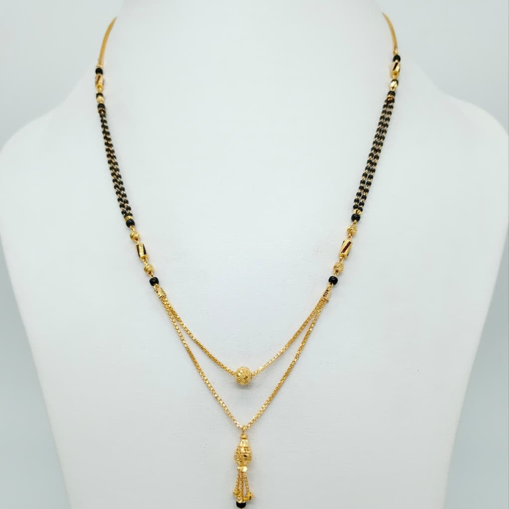 Double chain Short Mangalsutra