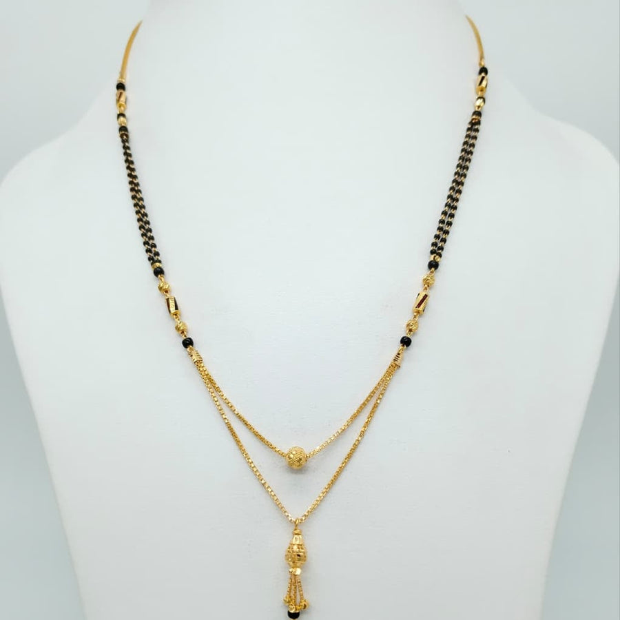 Double chain Short Mangalsutra