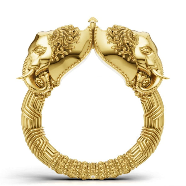 Elephant design Electroforming kada