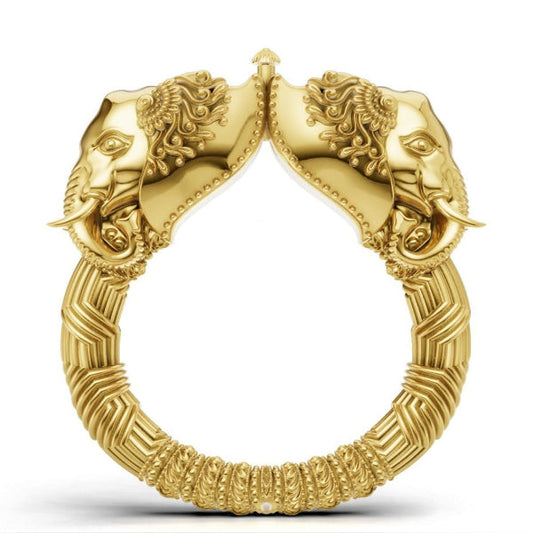 Elephant design Electroforming kada