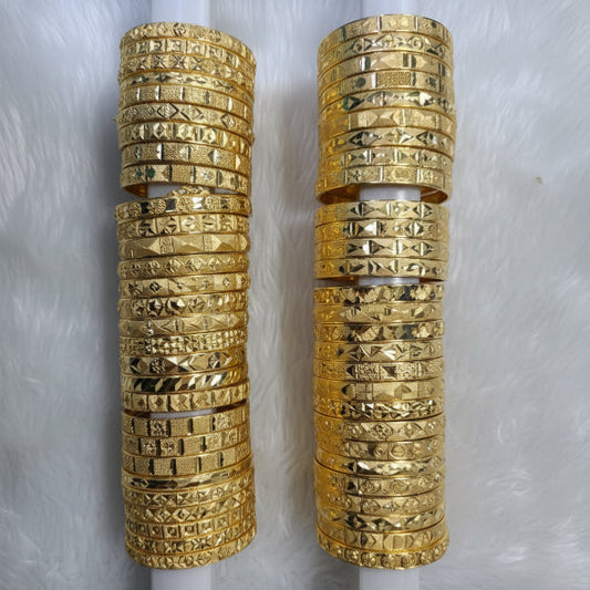 40gms Half round Bangles