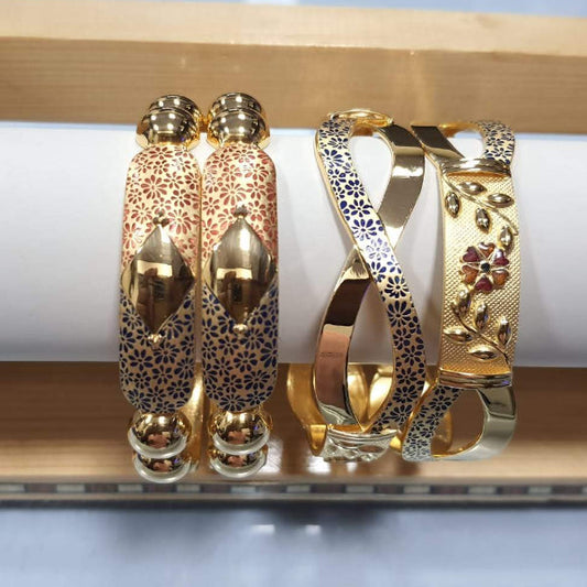 40gms fancy Half round Bangles
