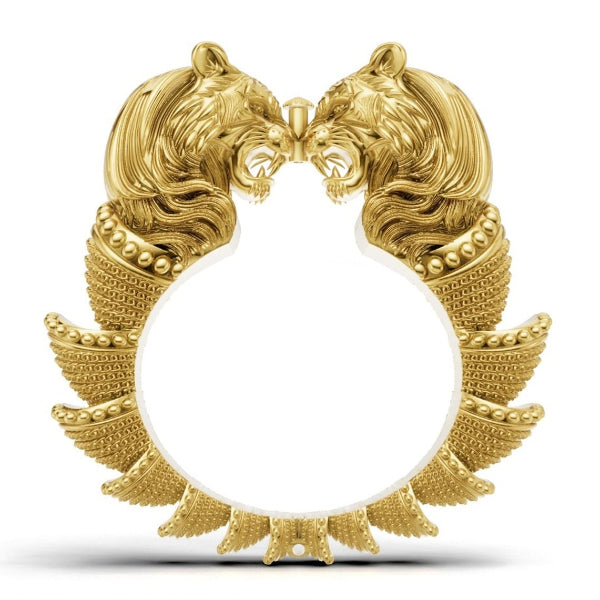 Lion design Electroforming kada