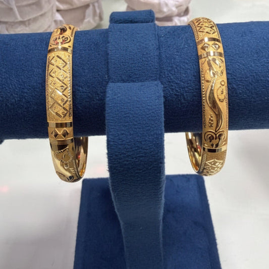 16gms Half round Bangles