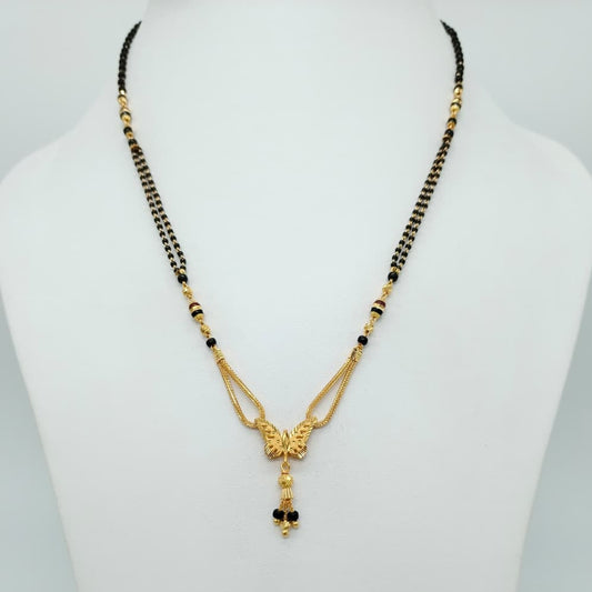 Butterfly pendant Short Mangalsutra