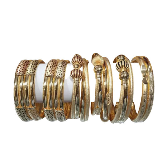 32gms fancy Half round Bangles