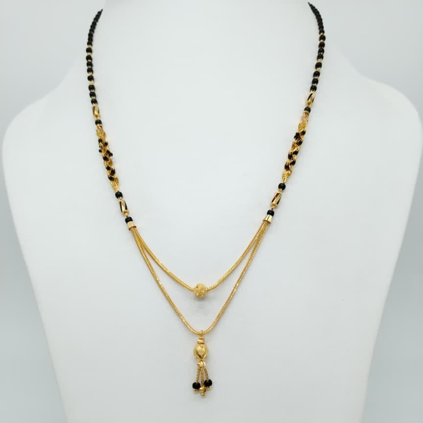 Double chain Short Mangalsutra
