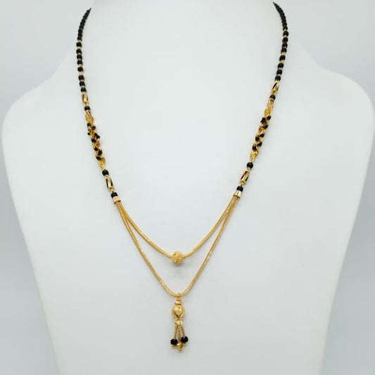 Double chain Short Mangalsutra