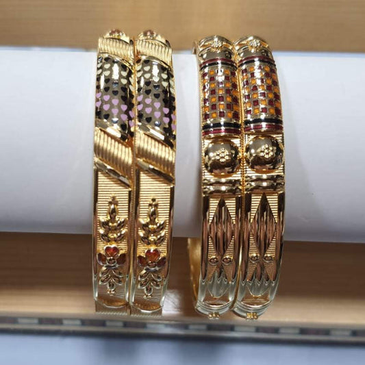 25gms fancy Half round Bangles