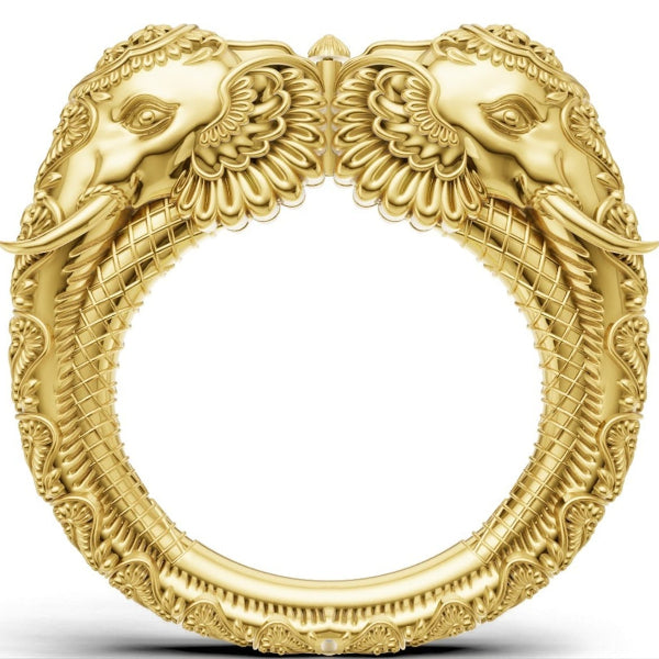 Elephant design Electroforming kada