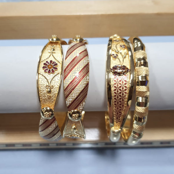 27gms fancy Half round Bangles