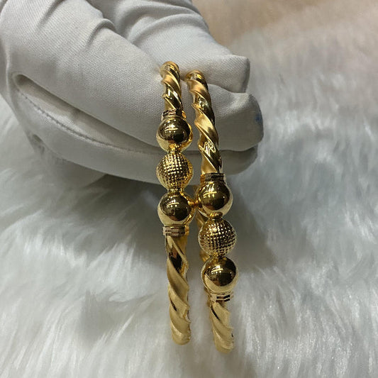 15gms Half round Bangles