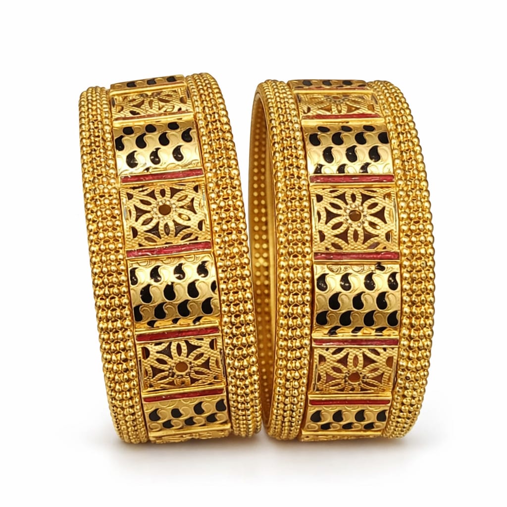 35gms Half round Bangles