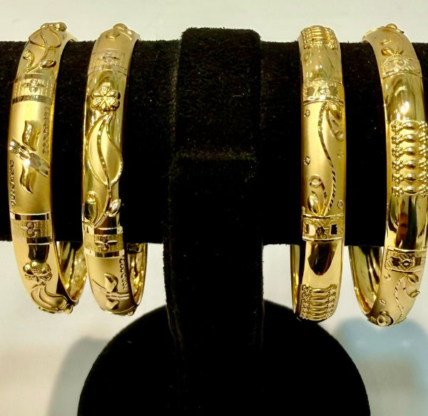 15gms Half round Bangles