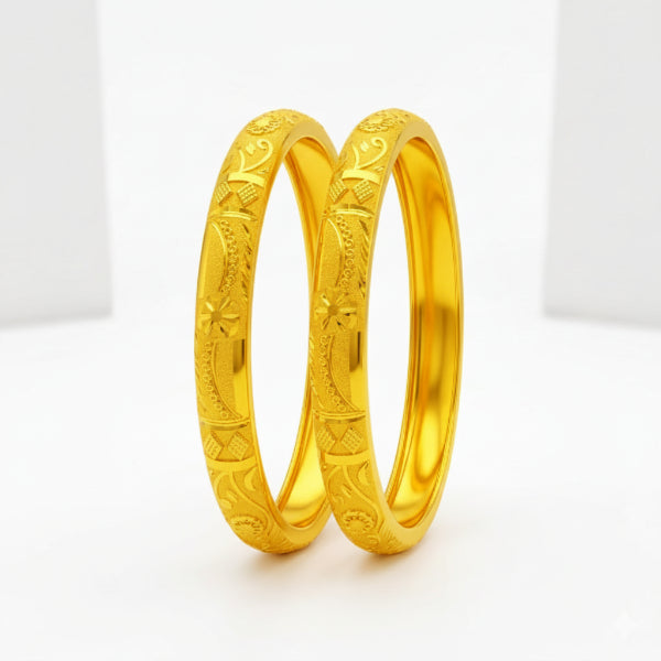 20gms Half round Bangles