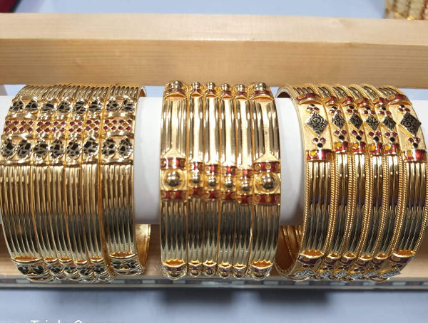 85gms fancy Half round Bangles