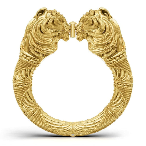 Lion design Electroforming  kada