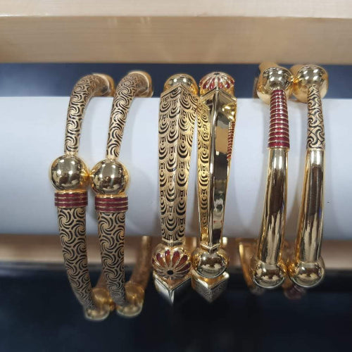 25gms fancy Half round Bangles