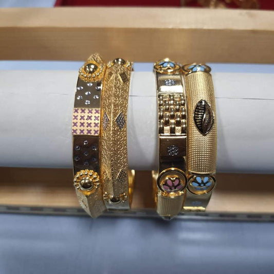 30gms fancy Half round Bangles