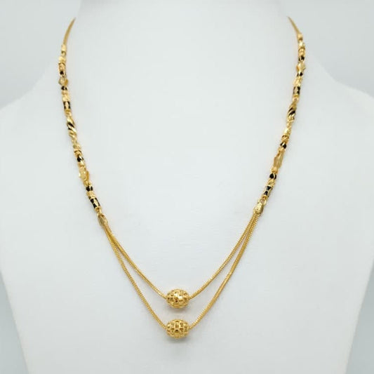 Double chain Short Mangalsutra