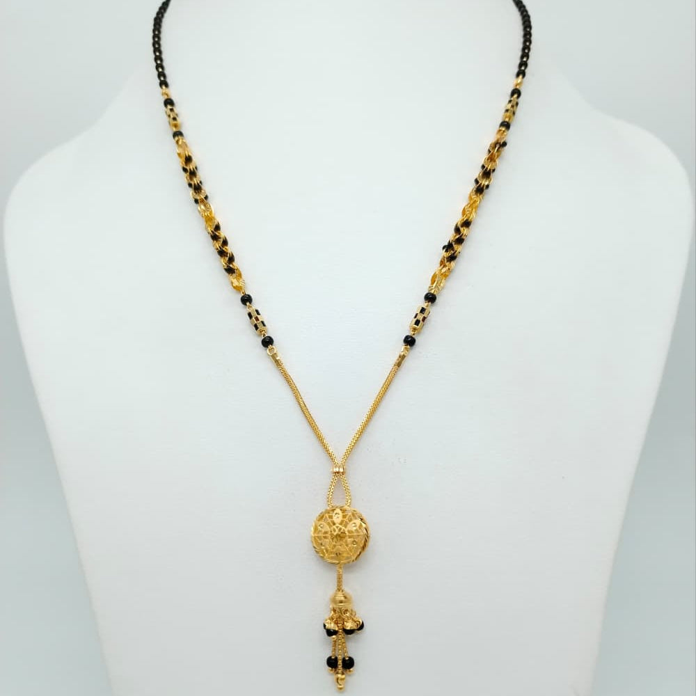 flower pendant  Short Mangalsutra