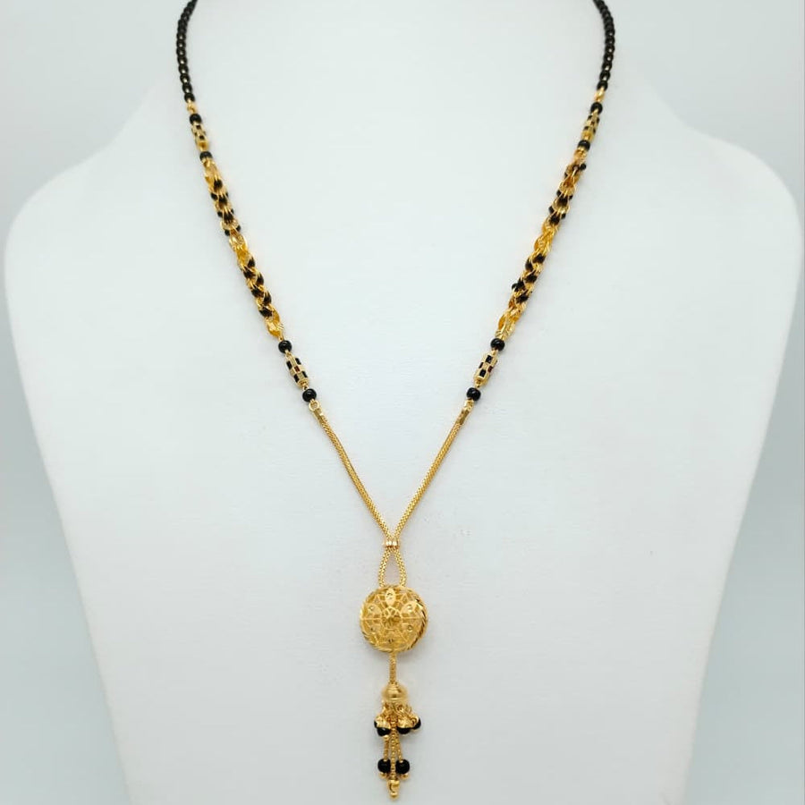flower pendant  Short Mangalsutra