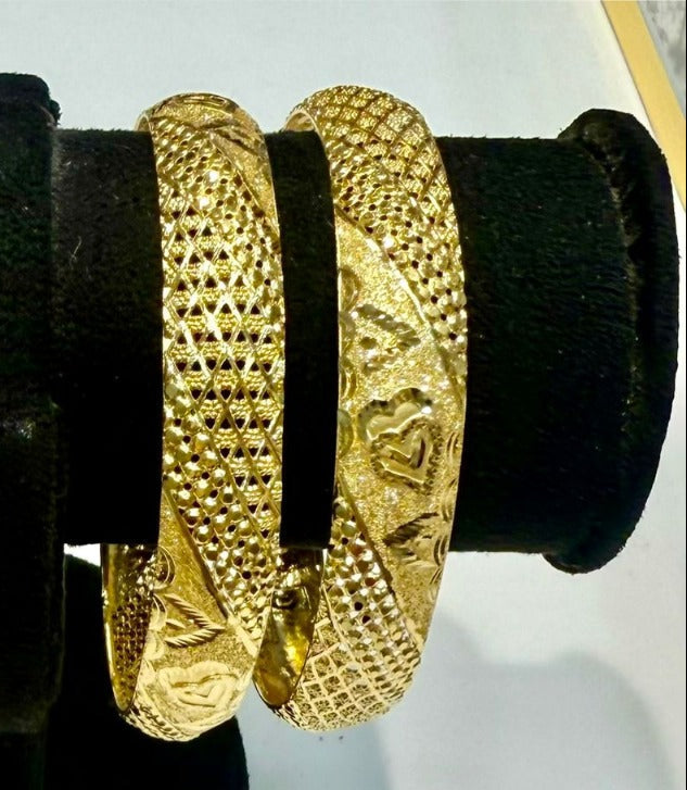 20gms Half round Bangles