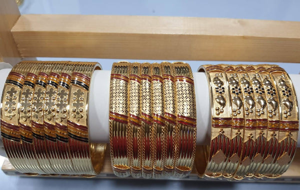 85gms fancy Half round Bangles