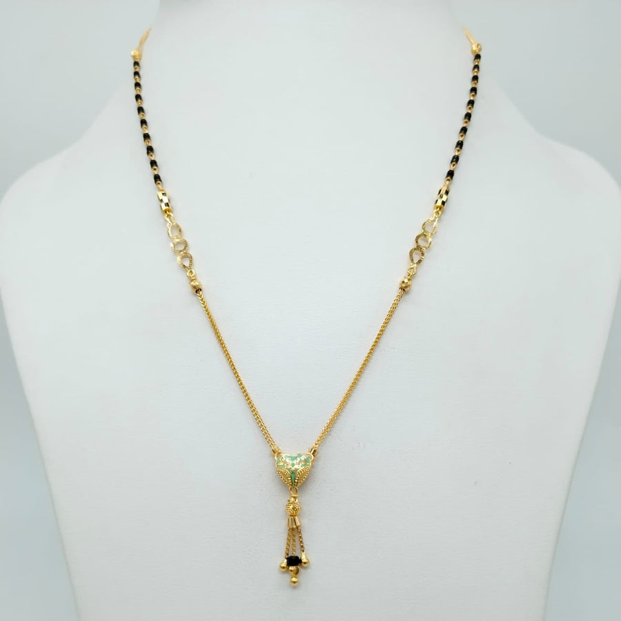 Heart pendant Short Mangalsutra