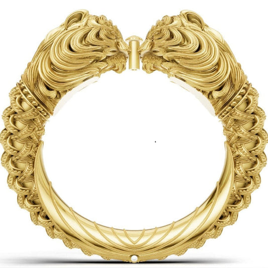 Lion design Electroforming kada