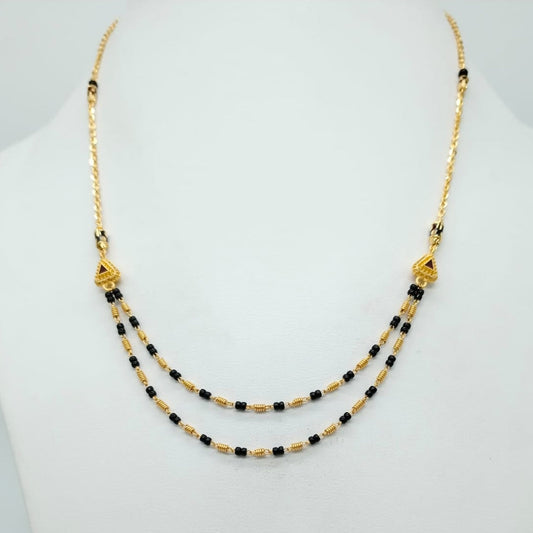 Double chain Short Mangalsutra