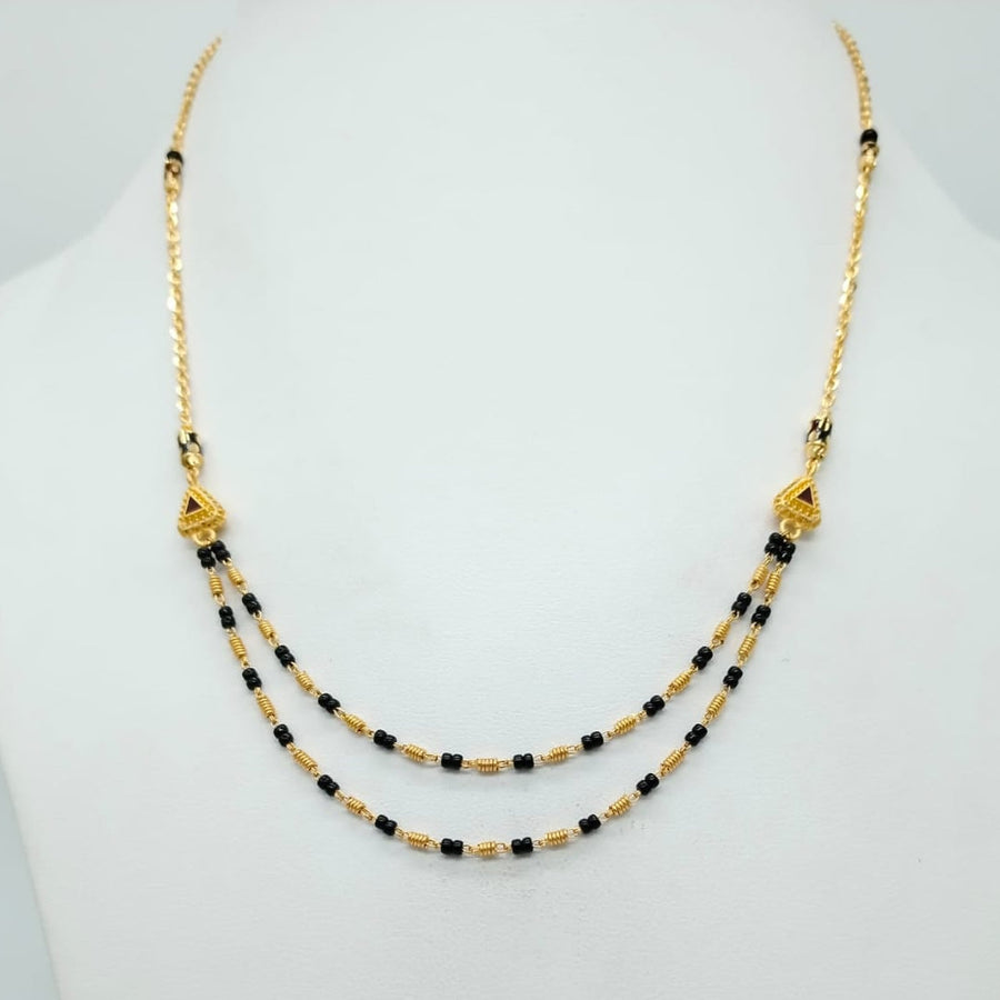 Double chain Short Mangalsutra