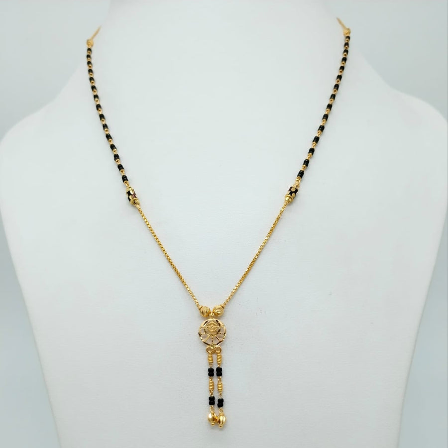 Circle pendant Short Mangalsutra