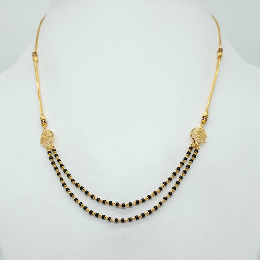 Double chain Short Mangalsutra