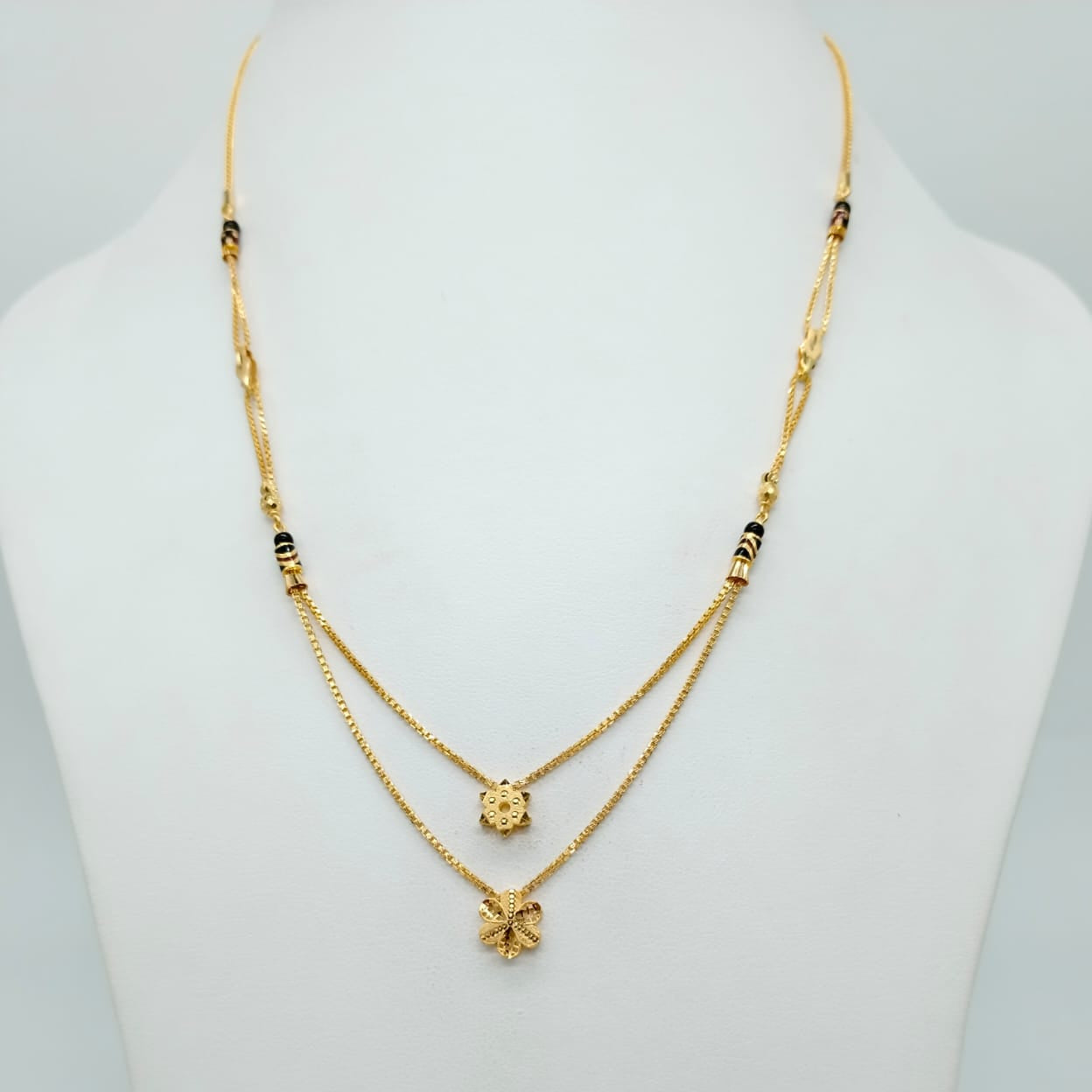 Double chain Short Mangalsutra