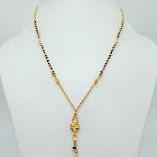 Flower pendant Short Mangalsutra