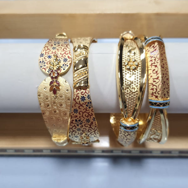 35gms fancy Half round Bangles