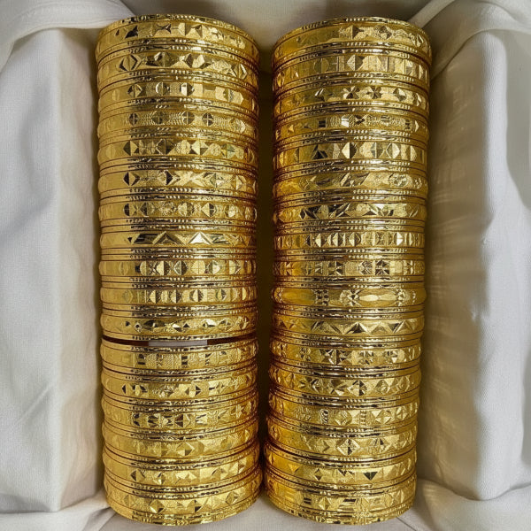40gms Half round Bangles