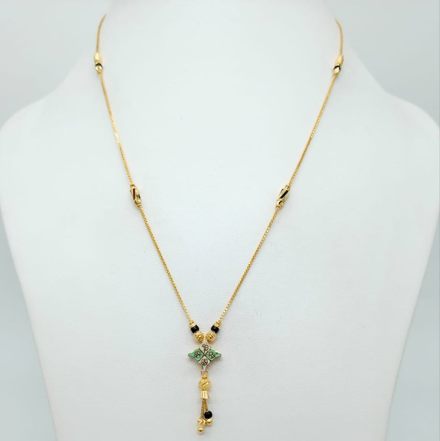 Unique pendant Short Mangalsutra