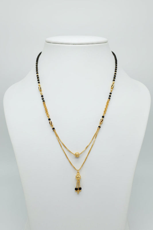 Double chain Short Mangalsutra