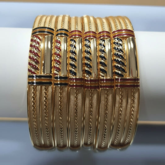57gms fancy Half round Bangles