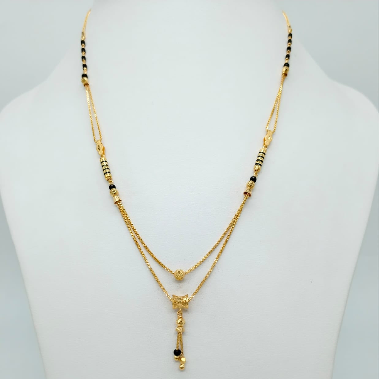 Double chain Short Mangalsutra