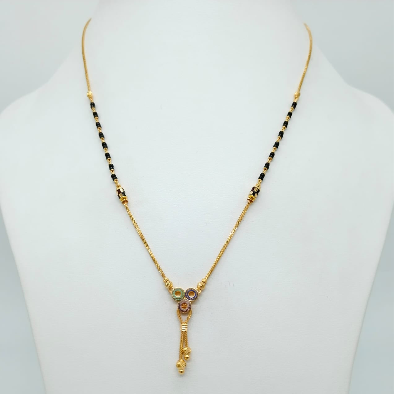 Unique pendant Short Mangalsutra